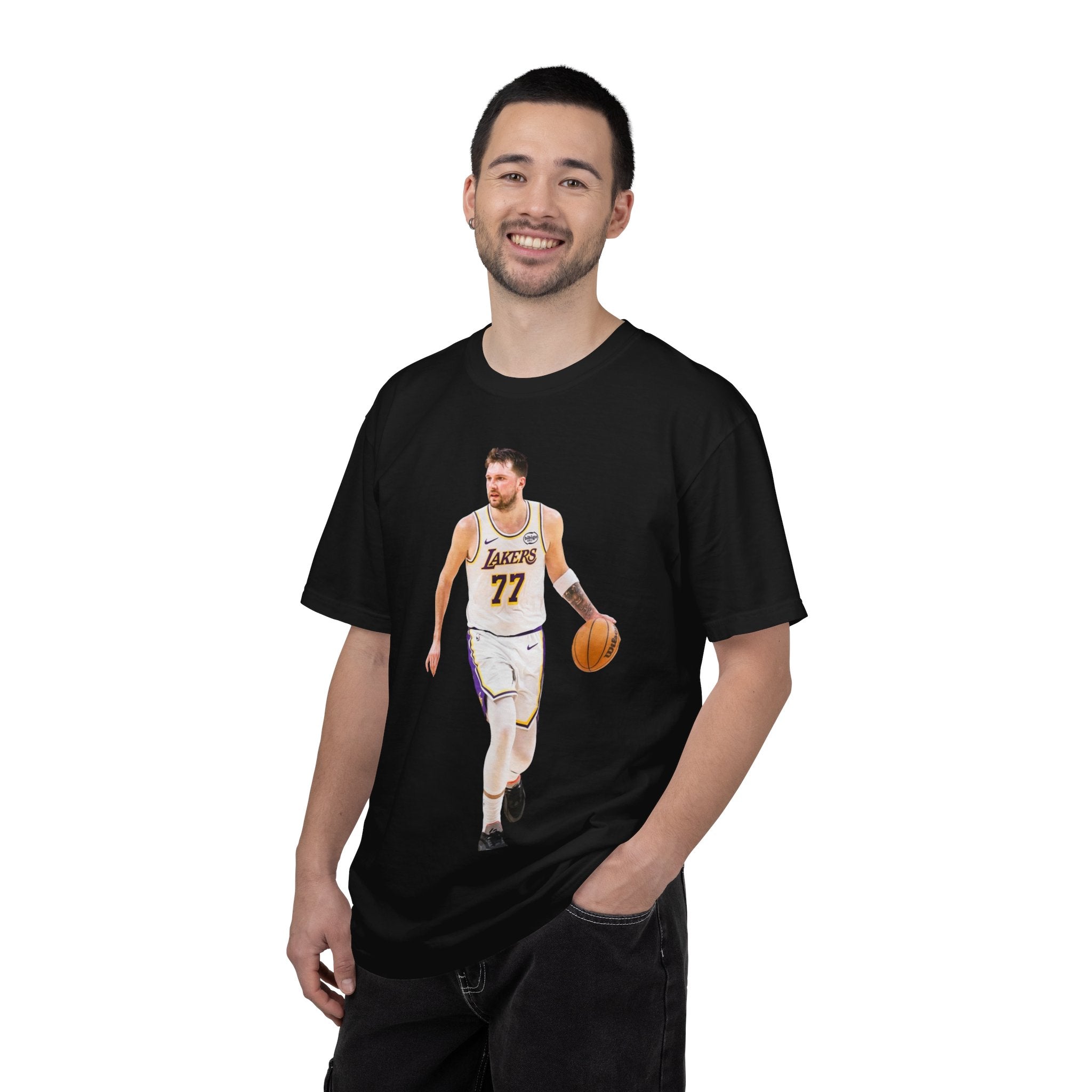 Luka Dončić T-Shirt — Player Action Graphic Tee