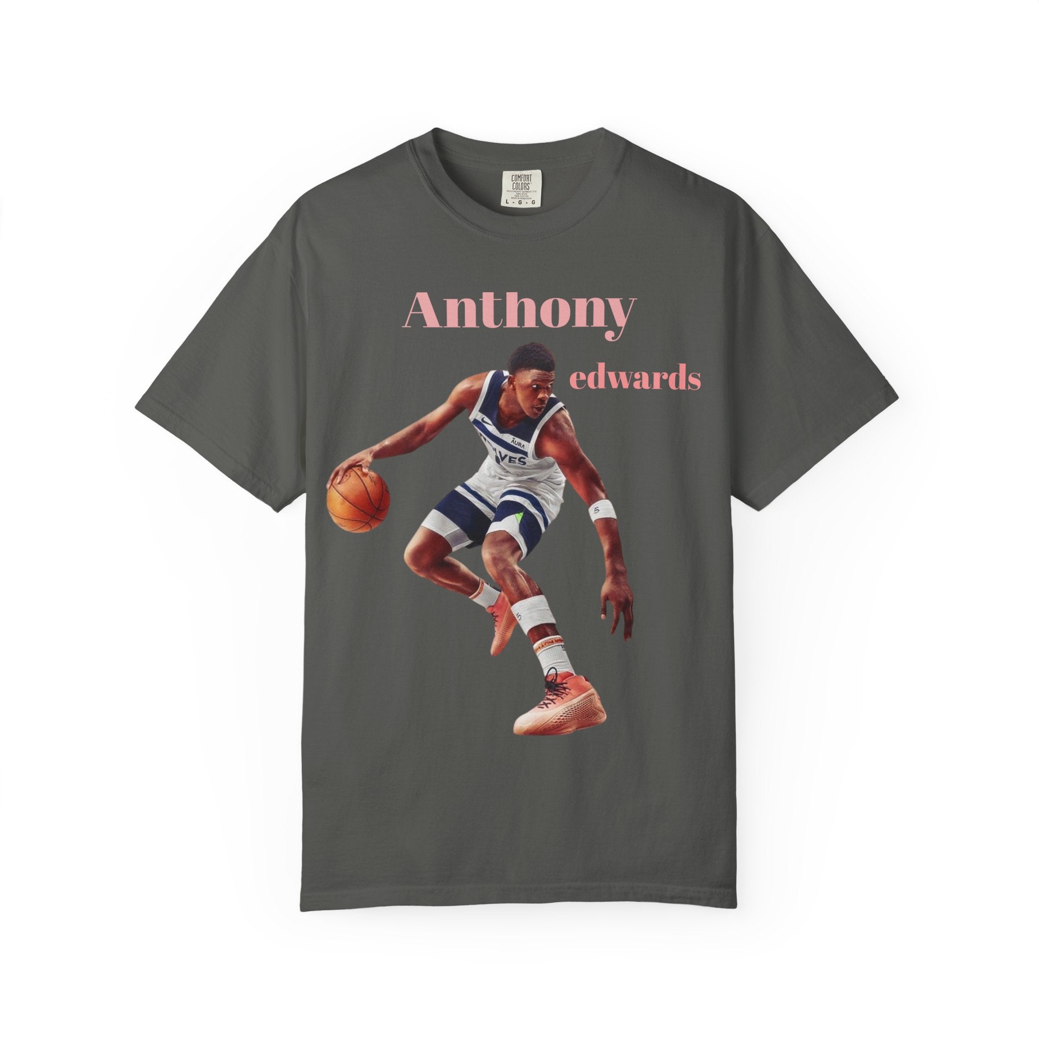 Basketball Action Tee — Anthony Edwards Shooting Guard Graphic T-Shirt