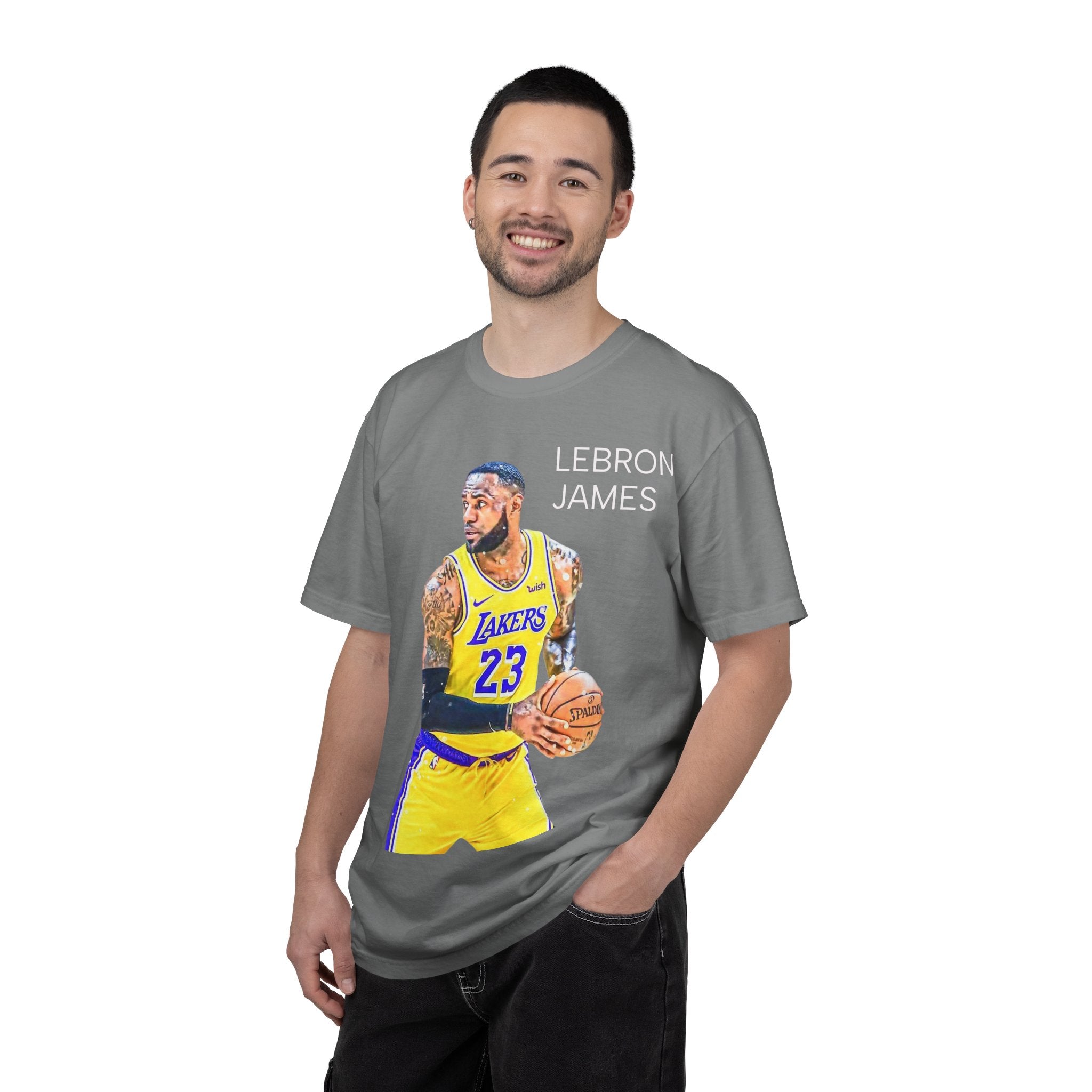LeBron James Moves Basketball T-Shirt — Court Action Fan Tee