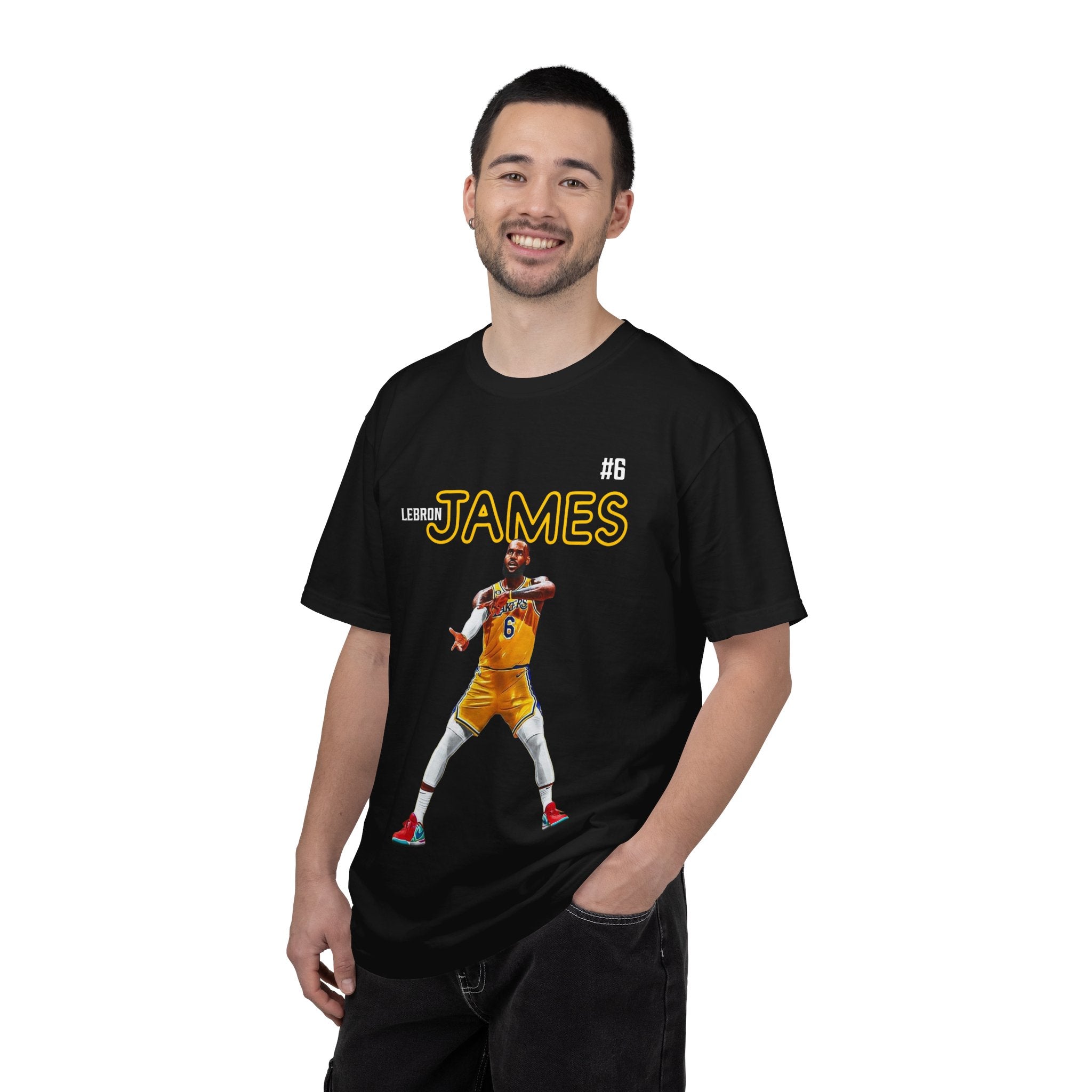 LeBron James Dancing Pose T-Shirt — Basketball Fan Tee