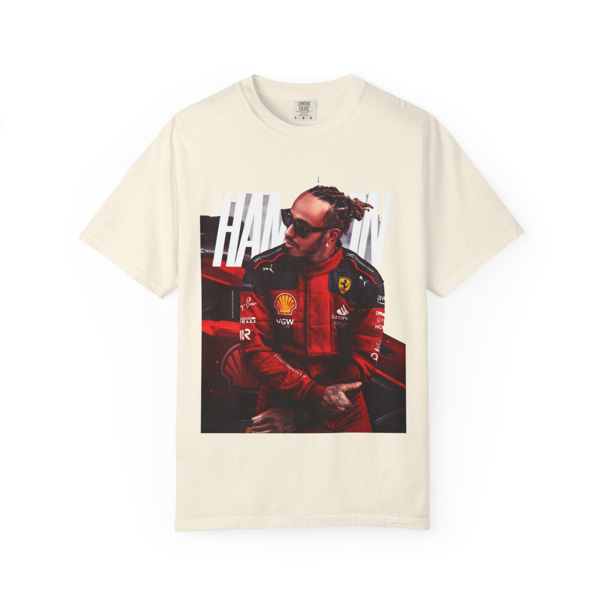 Lewis Hamilton Ferrari F1 Racer T-Shirt