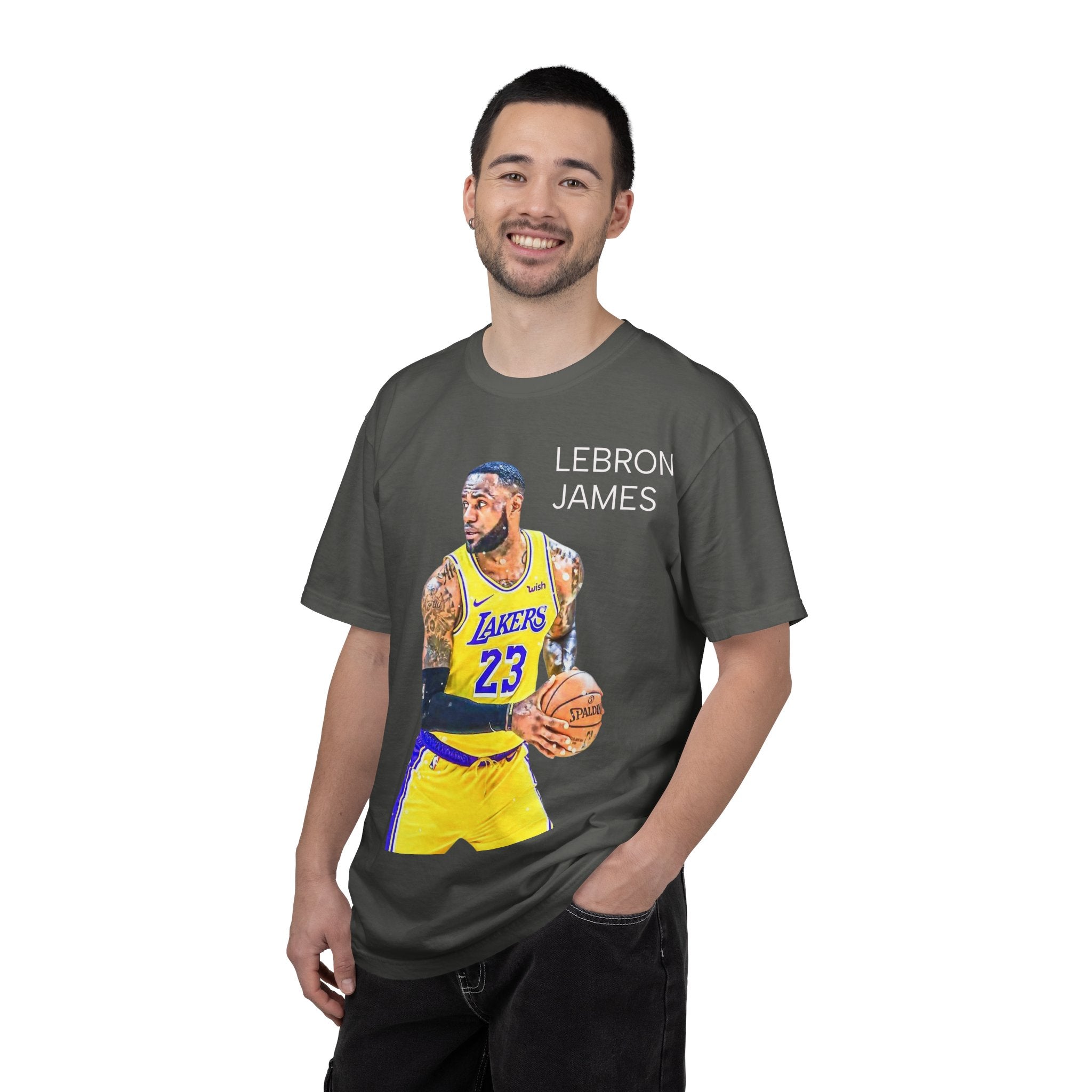 LeBron James Moves Basketball T-Shirt — Court Action Fan Tee