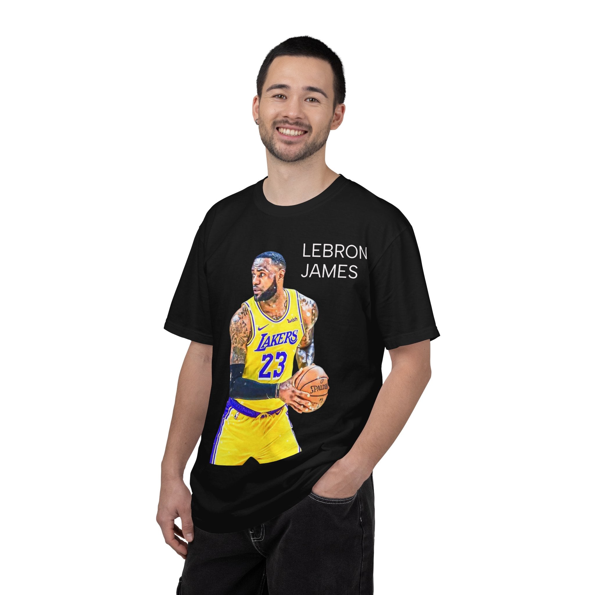 LeBron James Moves Basketball T-Shirt — Court Action Fan Tee