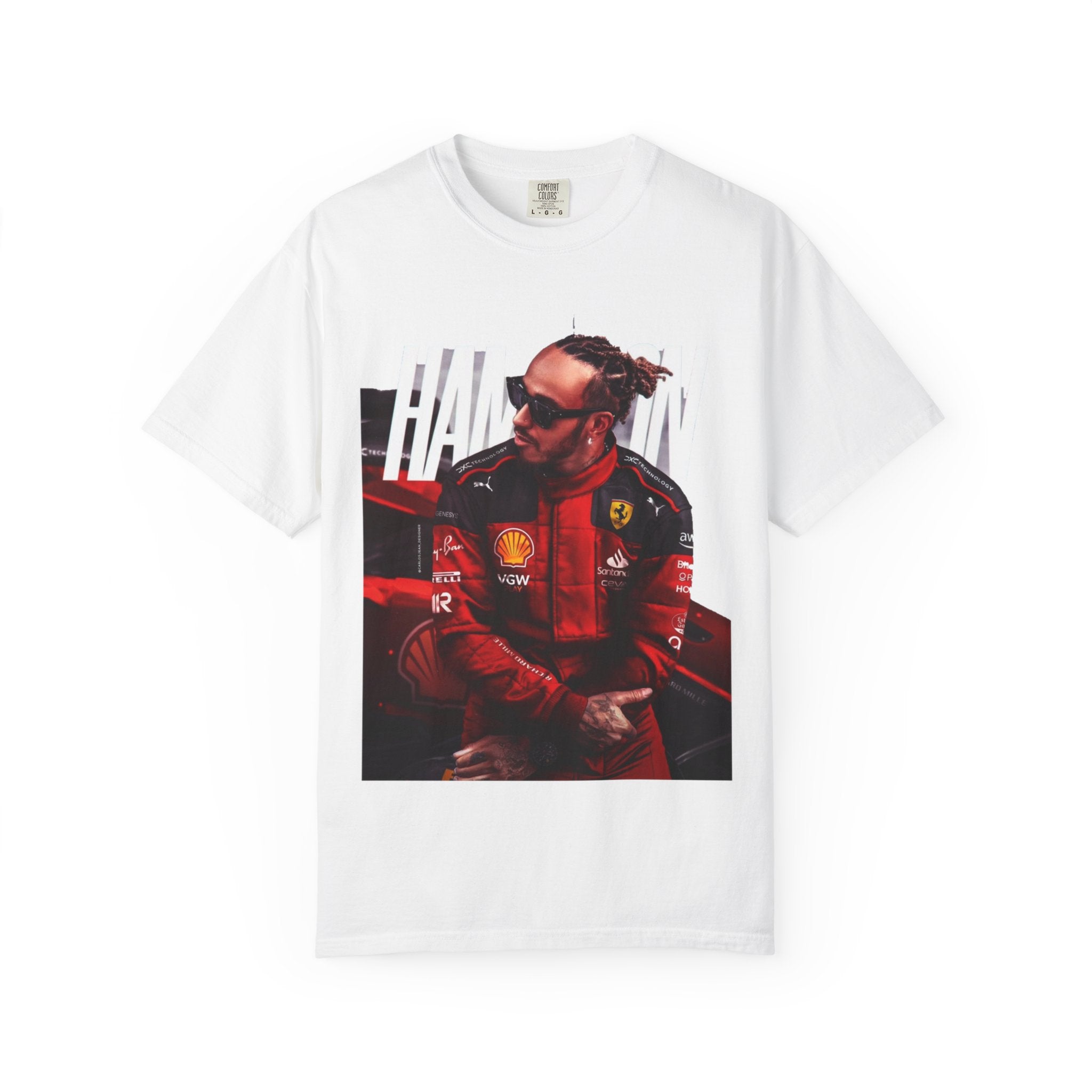 Lewis Hamilton Ferrari F1 Racer T-Shirt